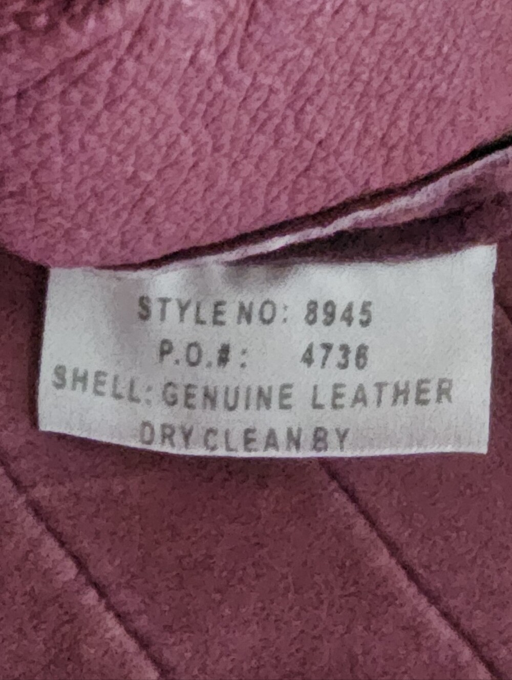 Sutton Studio Genuine Leather Jacket Women’s 10 Mauve Moto Boho Western Festival - Picture 16 of 16